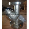 ANSI Flange End Y-Strainer Aço inoxidável RF